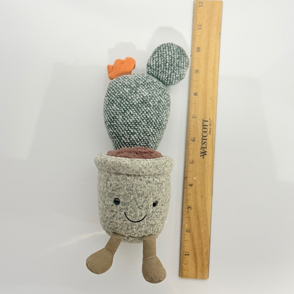 Retired Jellycat Silly Succulent Prickly Pear Cactus Plush Toy - Picture 6 of 6